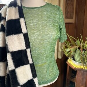 Mexx • Micro Mesh Striped Top